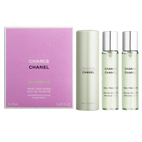 chanel chance twist and spray eau fraiche|Chanel chance 20ml refill.